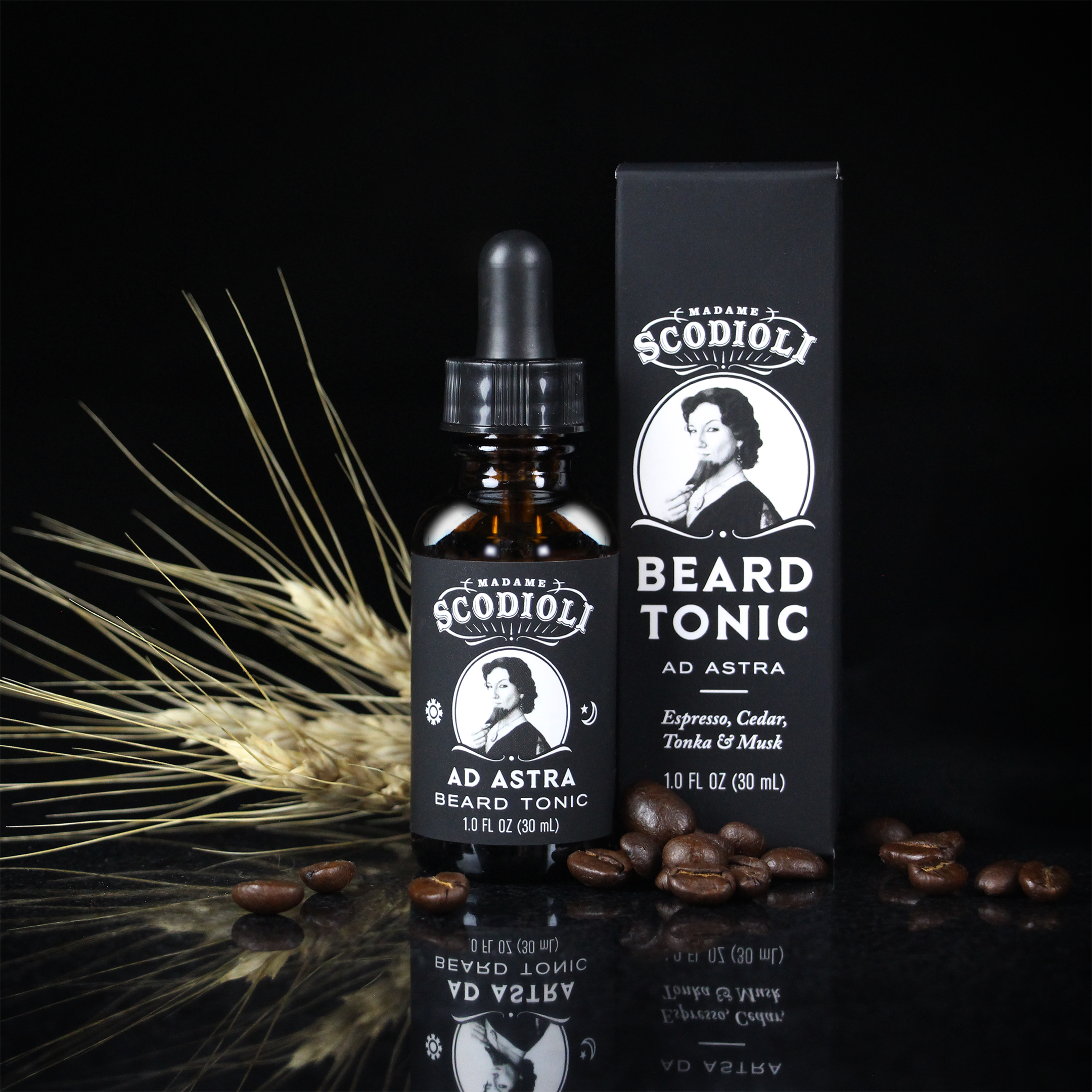 Madame Scodioli - Vente Produit structurant pour la barbe - Ad Astra Beard Tonic0