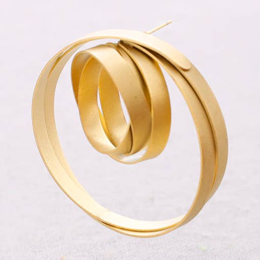 Edelstahl Ohrringe Spirale Druckverschluss für den Großhandel von Sonata