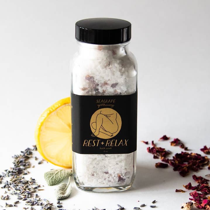 REST AND RELAX MILK BATH for wholesale by Seagrape Apothecary