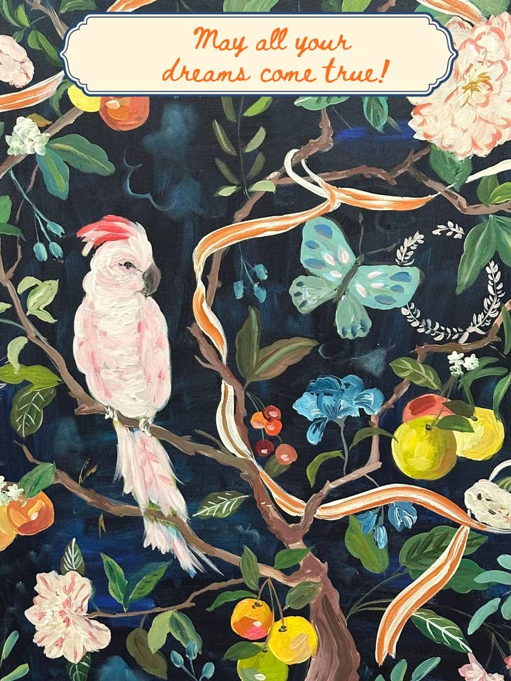 May All Your Dreams Come True Greeting Card for wholesale by Carpe Diem Papers