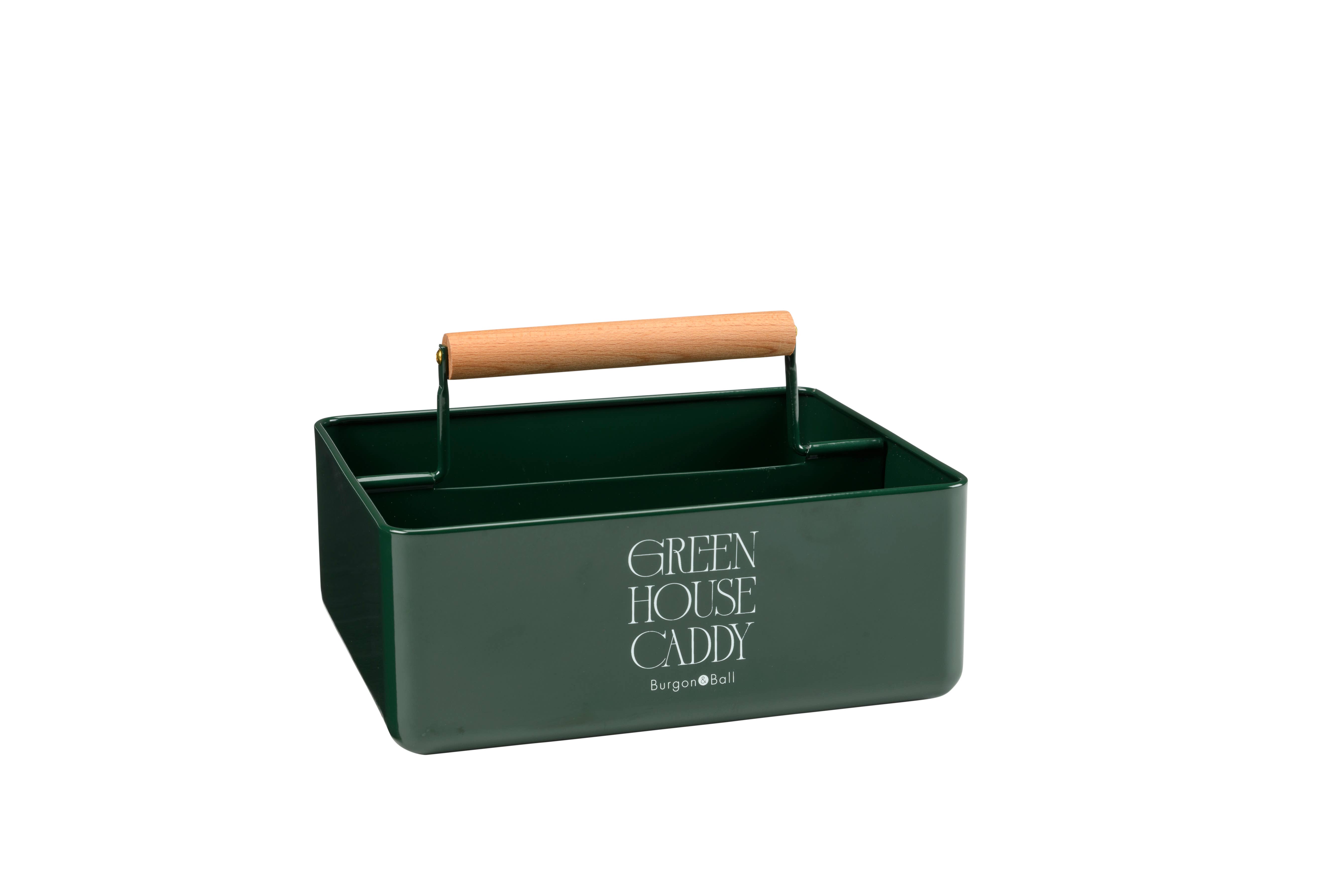 Burgon and Ball – wholesale Garden tool – NEW Greenhouse Caddy - Heritage Green FSC 100%0