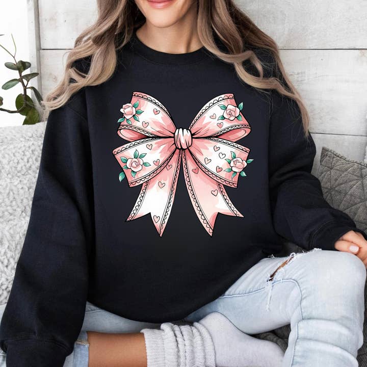 Camisa e Sweatshirt com Laço de São Valentim por atacado de SimplyAbloom