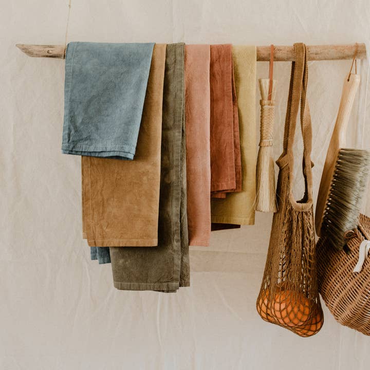 Eloise et moi - Wholesale Tea towel - Hand dyed Organic cotton Kitchen Towel7