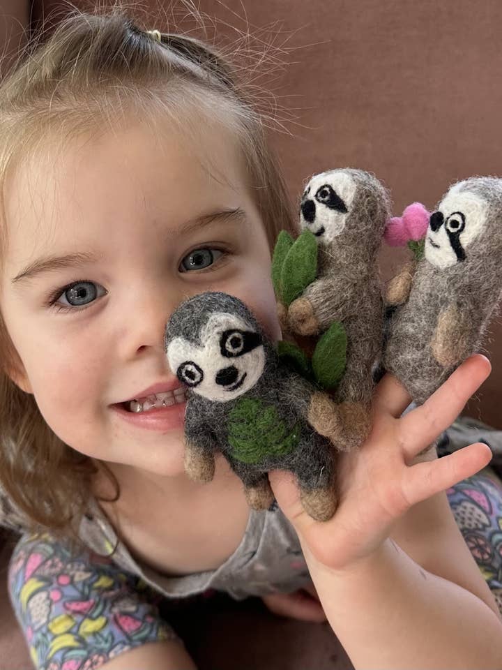 Finger Puppets - Sloth - Assorted and other Purchase Wholesale slow loris. Free Returns & Net 60 Terms on Faire trending on Faire.