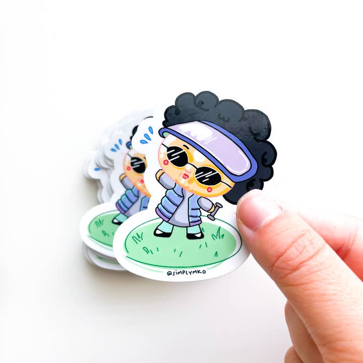 SimplyMKO - Wholesale Sticker - Ajumma Workout Asian Sticker