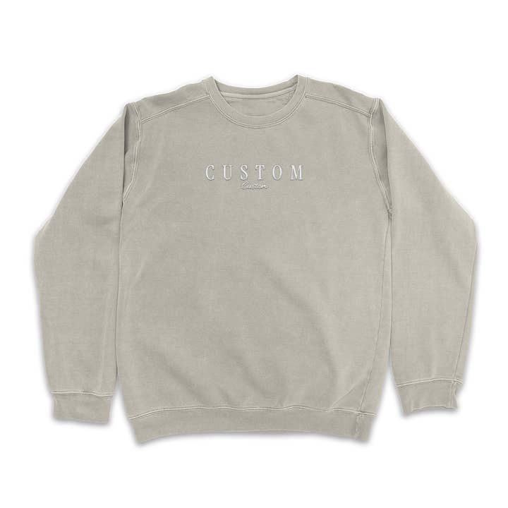 Island View Outfitters - Wholesale Sweatshirt - Unisex - *CUSTOM* Embroidered Wave Wash Crewneck4