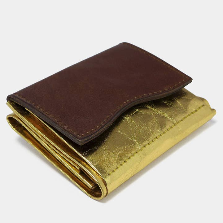 “Minimal Wallet Gold Fusion 2" paper & leather wallet for wholesale by STARBEIT