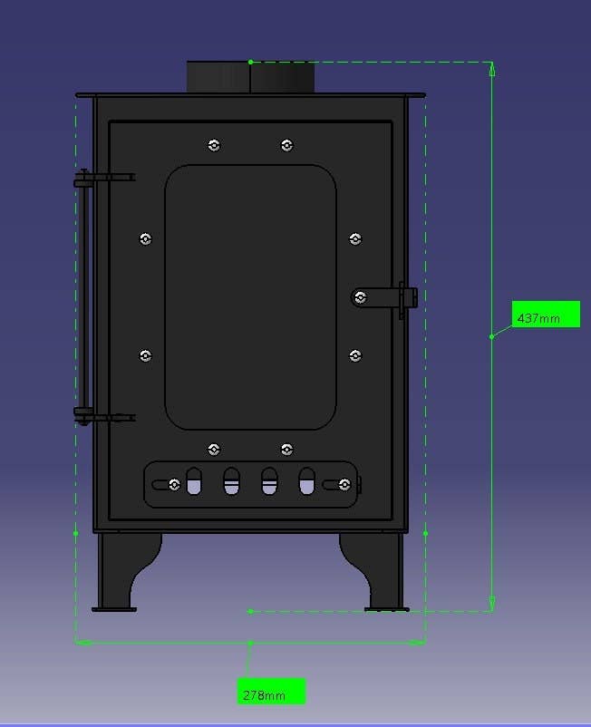 blackseametalworks - Wholesale Fire Pit - Wood Burning Stove, Caravan Mini Stove, Camping Stove, Camp Tent Stove, Camping Heating, School Bus Conversion Stove, Stove Ashtray7