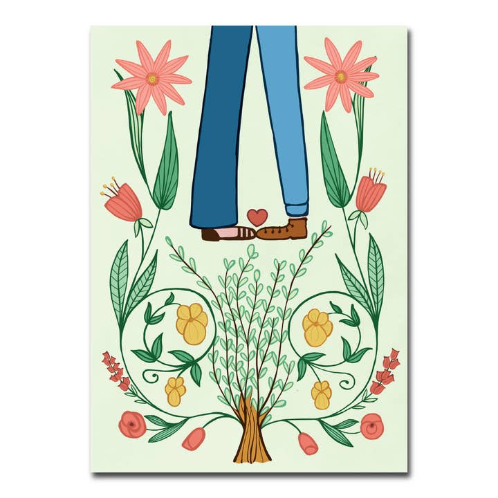 Garten der Liebe | Doppelte Karte für den Großhandel von Studio Kvinna