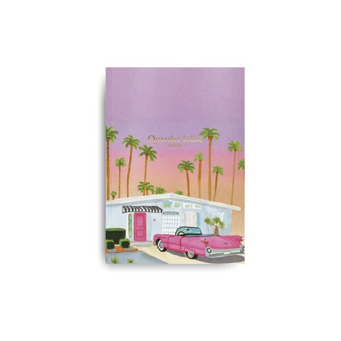Pequeno caderno Palm Springs Bairro Livre por atacado de Quartier Libre Papier
