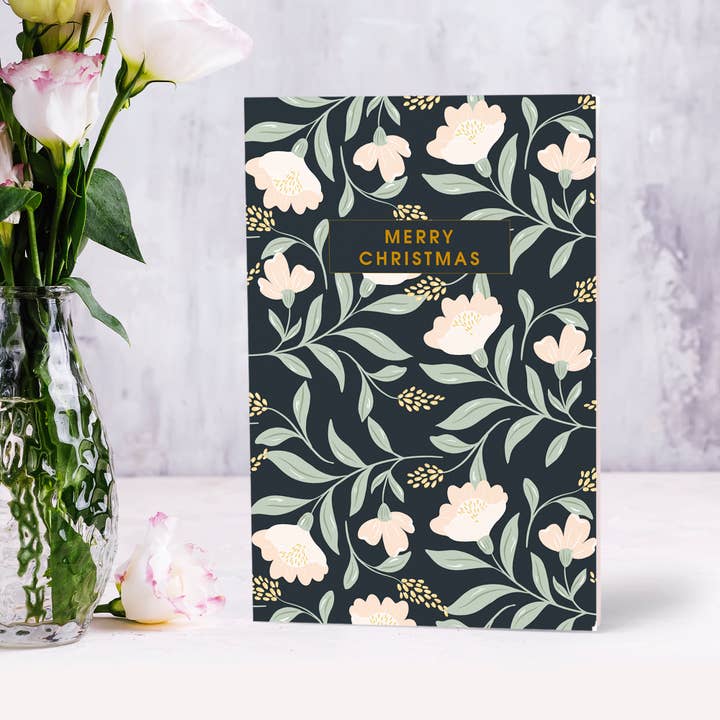 Luksus jul Blomster Card for engroshandel hos Gabriela Dachin