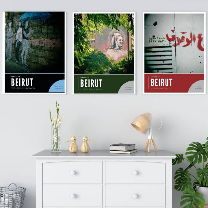 Beirut Anti War Graffiti Photography Art for wholesale by Mo & Paul Photography