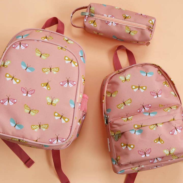 A Little Lovely Company - Wholesale Backpack - Kids - Kids backpack insulated front compartment: Butterflies6