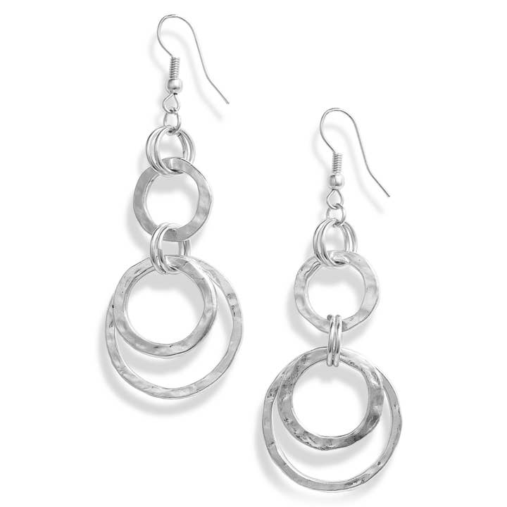 KARINE SULTAN - Venta al por mayor Pendientes colgantes - Pendientes multicírculos contemporáneos2