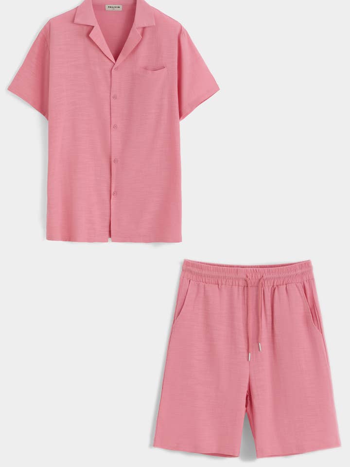 BM2602Q-12 Chemise à boutons, short, poche pour la vente par Frilivin