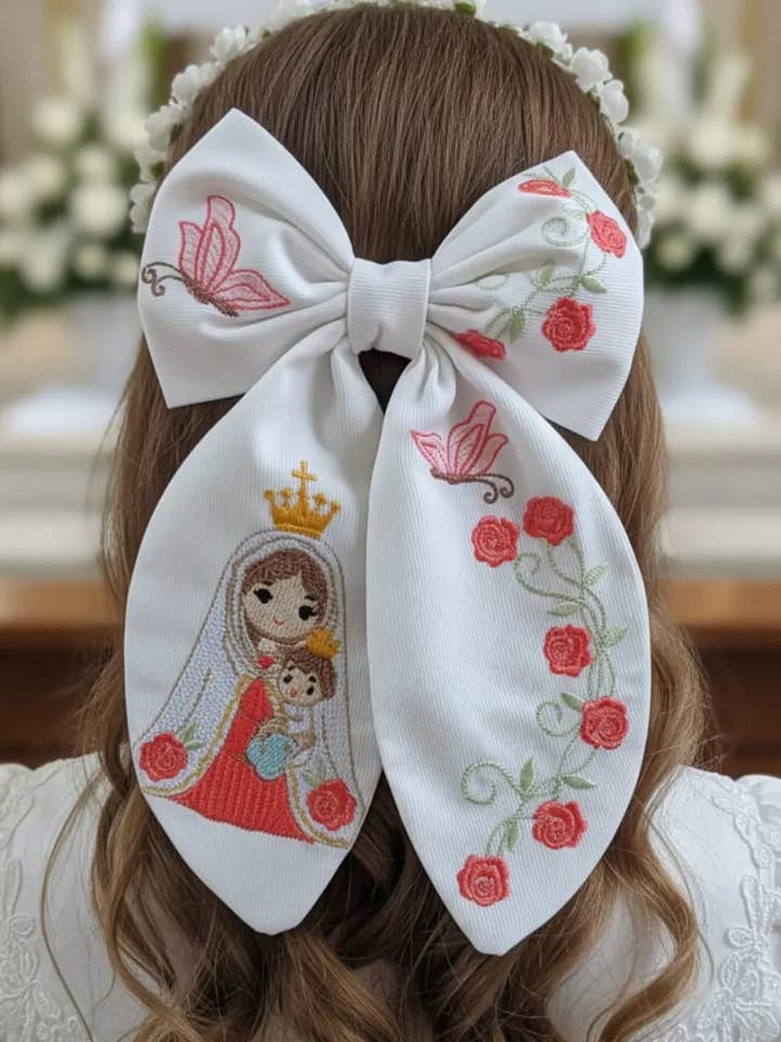 St.Mary Hair Bow - 3 for wholesale by Lovencomfort
