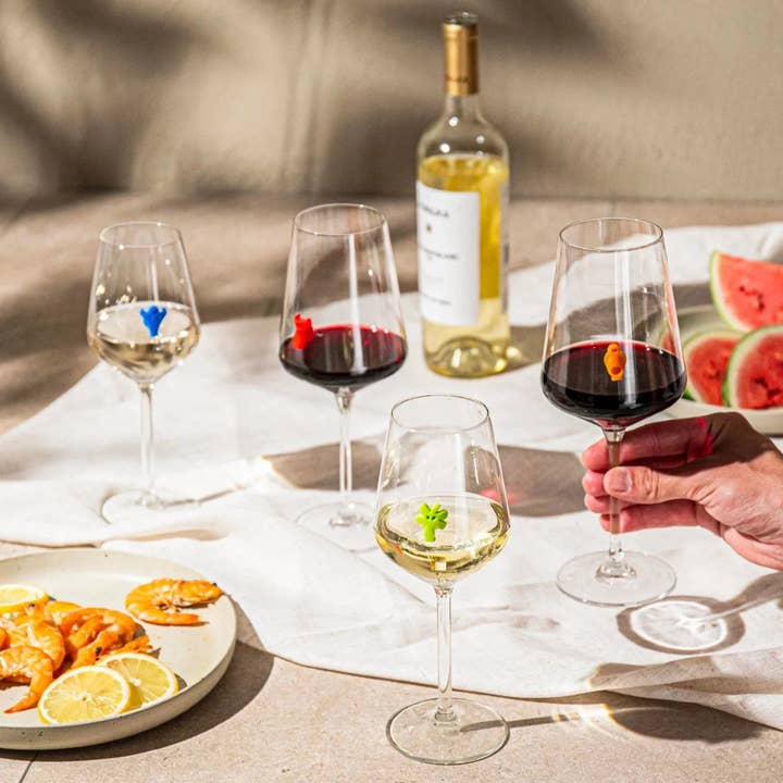 Vacu Vin - Wholesale Wine/Cocktail Glass Markers - Glass Markers Party People1