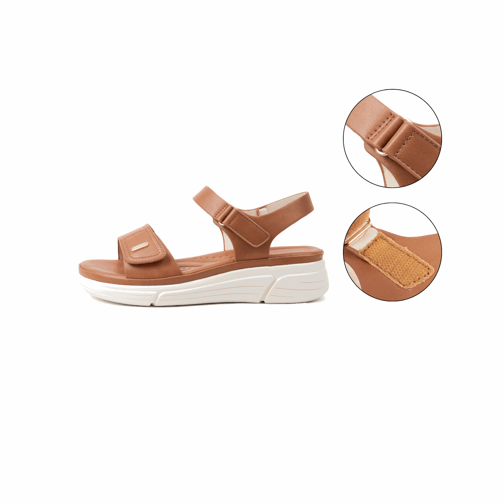 Gabylou - Wholesale Sandals - Women's - Adjustable Wide Fit Sandals H - Model Mia4