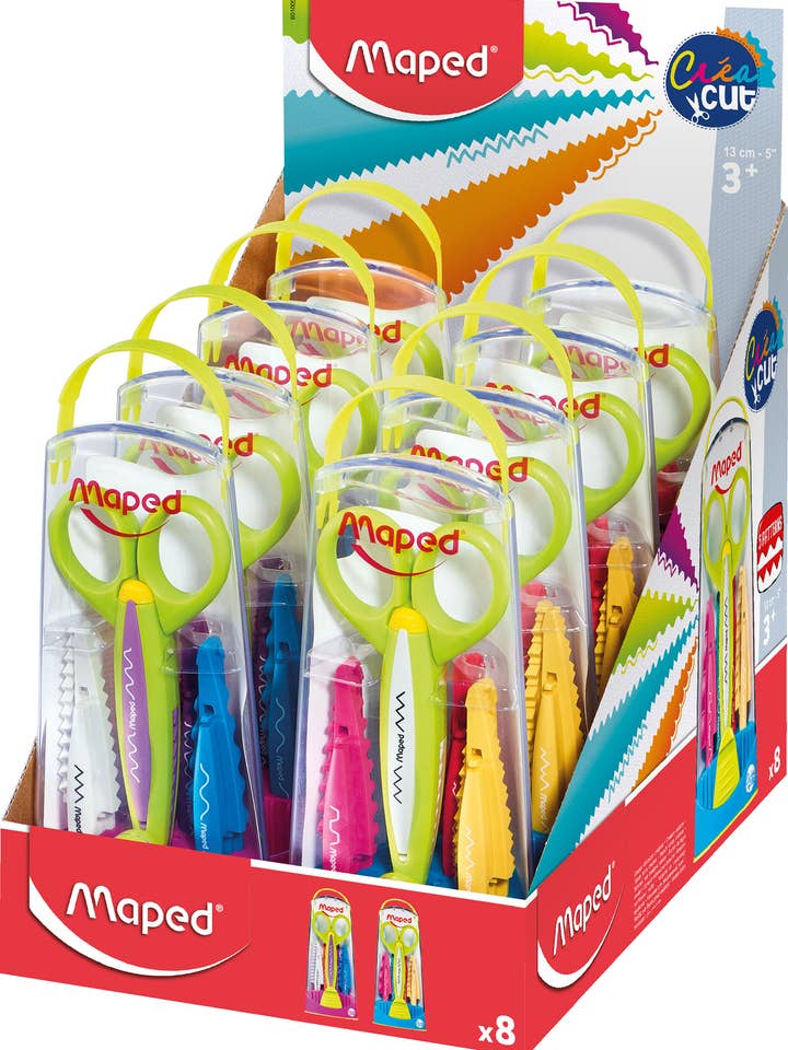 Konturen-Scheren-Set Crea Cut, 1X Scheren-Gestell für den Großhandel von Maped Deutschland GmbH