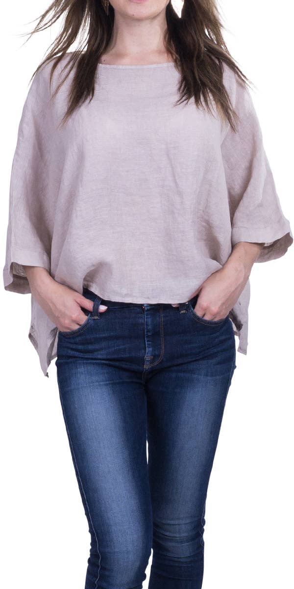 Gigi Moda - Wholesale Blouse - Women's - Linen Kaftan Blouse28