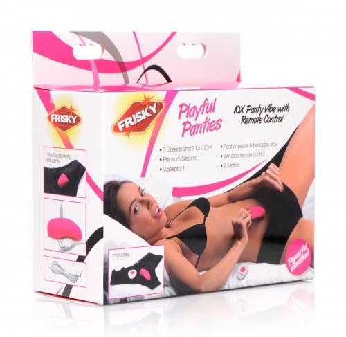 Frisky – wholesale Sex toy – Playful Panties 10X Panty Vibe with Remote Control3
