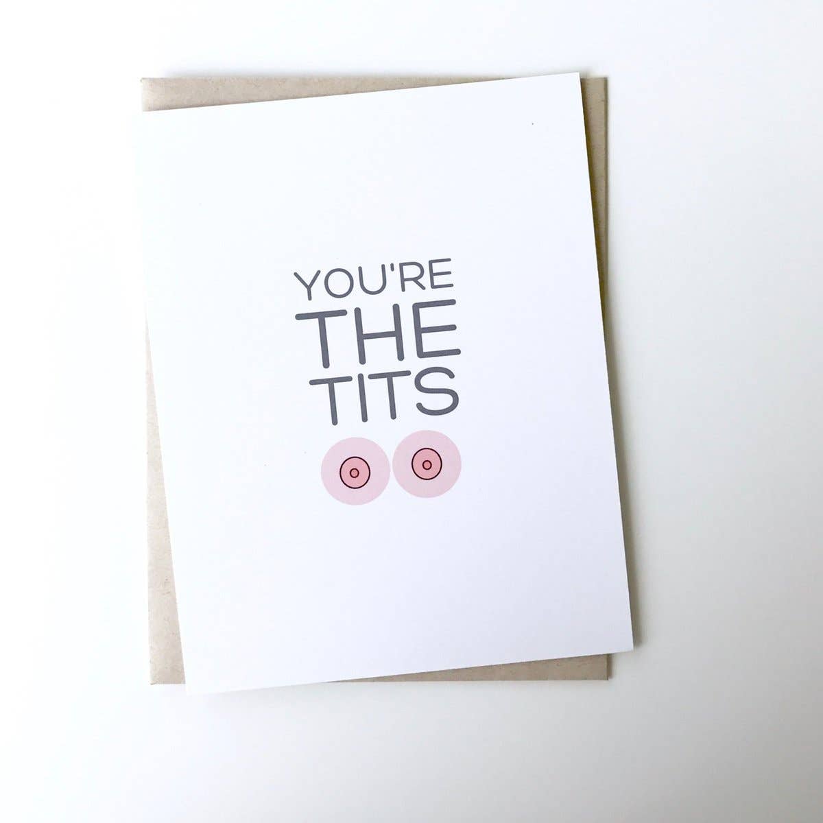 PAGEFIFTYFIVE - Wholesale Love Card - You Are The Tits Card1
