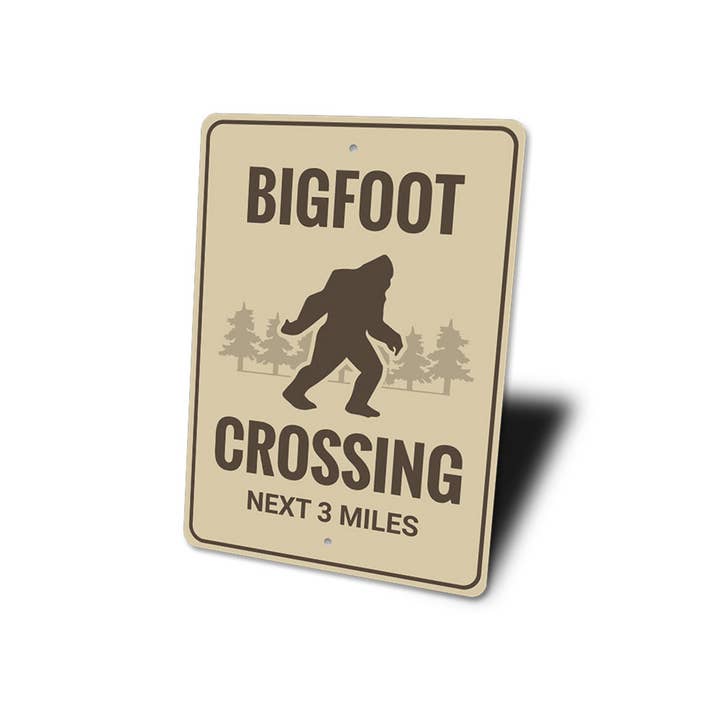 Lizton Sign Shop, Inc - Wholesale Sign - Bigfoot Crossing Sign3