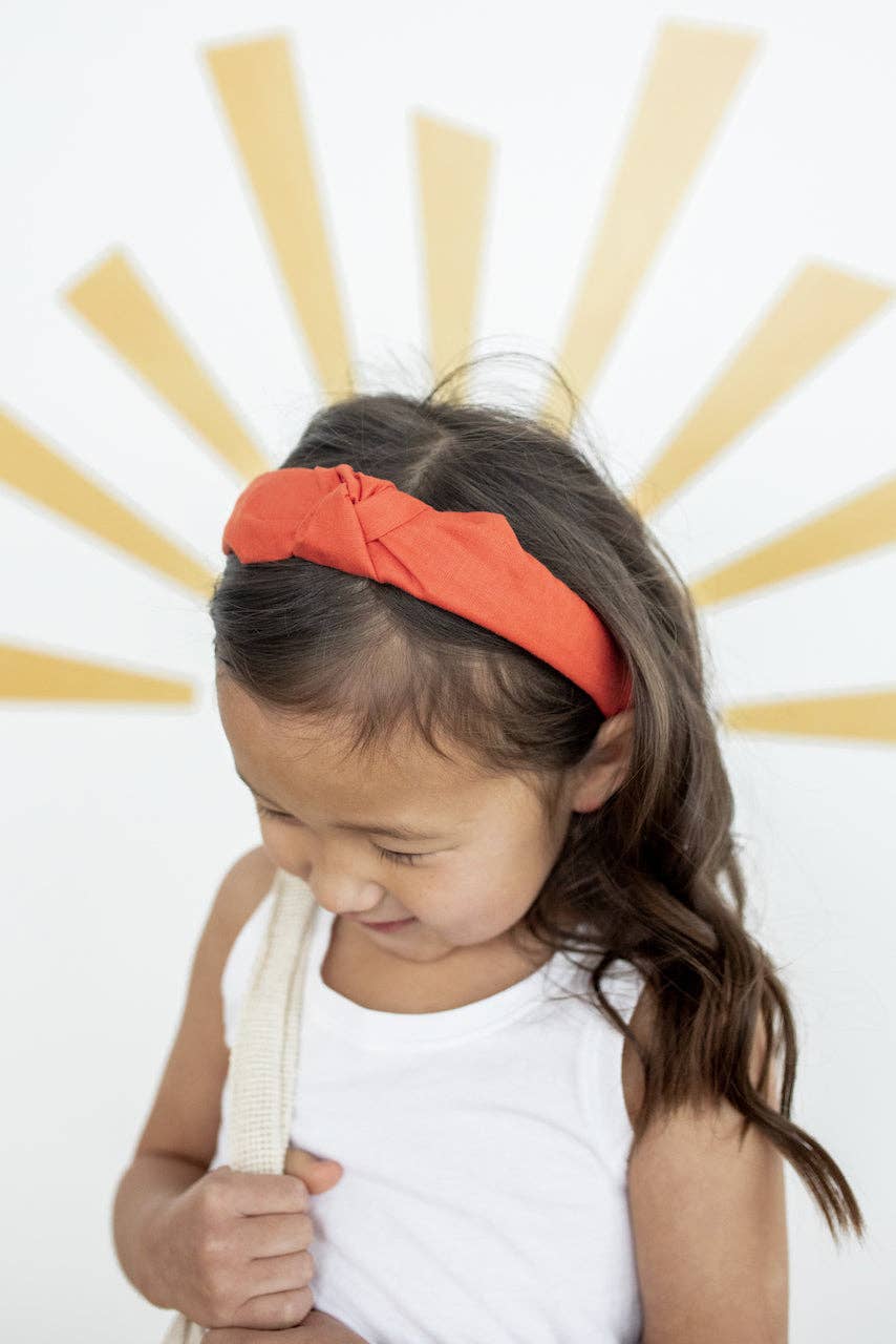 Modern Piggy - Wholesale Fashion Headband - Women's - Terracotta | Knotted Headband7