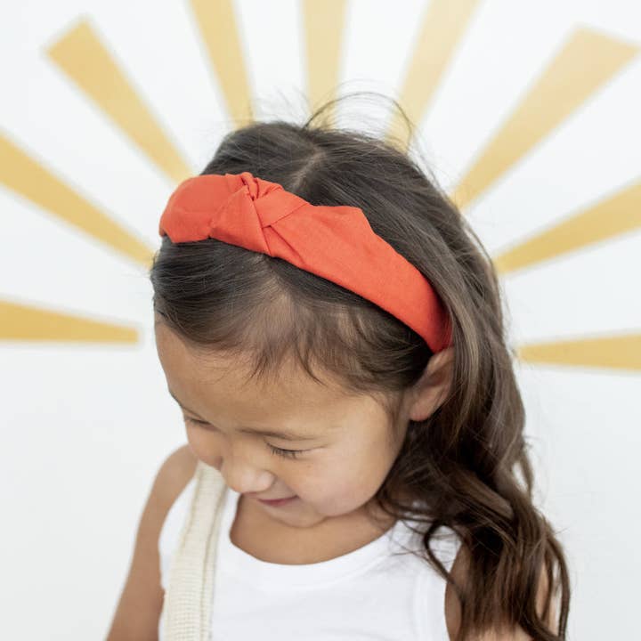 Modern Piggy - Wholesale Fashion Headband - Women's - Terracotta | Knotted Headband7