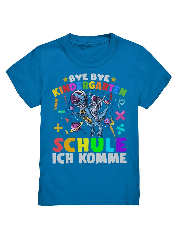 Tigerlino® - Wholesale Screen Printed T-Shirt - Kids - School Child 2023 Dinosaur School Enrollment T-shirt3