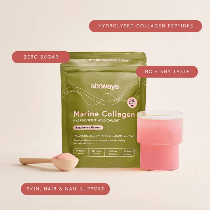 Sixways – wholesale Powdered health drink – Wild Marine Collagen Powder, Daily Hydration Unflavoured, Electrolytes, Christmas gifts for her, health Wellness4