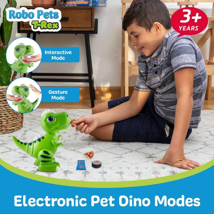 USA Toyz – wholesale Electronic toy – Child & baby – Robo Pet Dinosaur T-Rex STEM Learning (Green)6