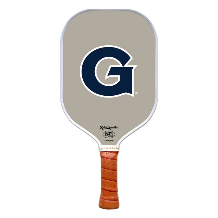 Georgetown Hoyas Georgetown Gray Primary Mark Pickleball Paddle (B2B) for wholesale by Rally Republic