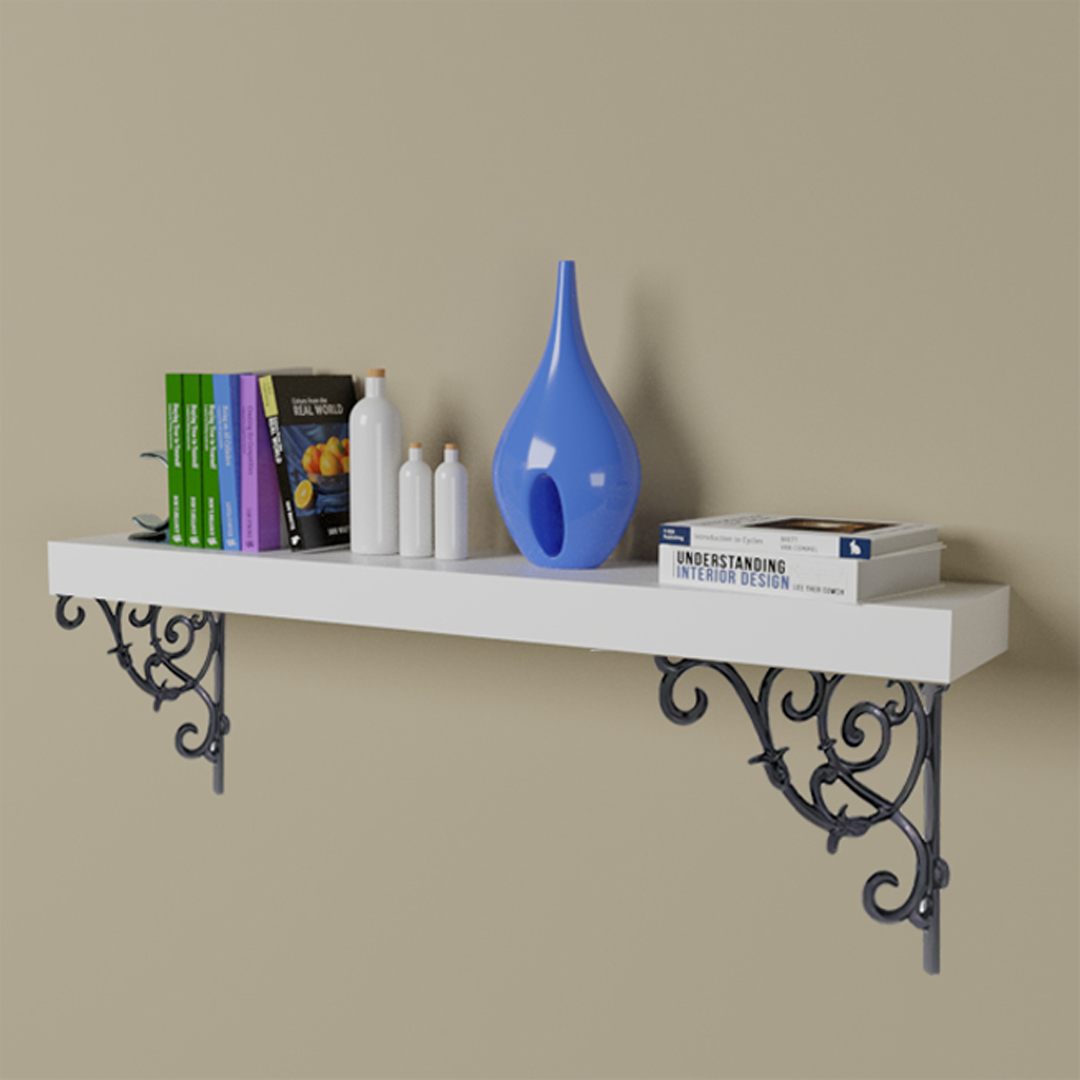 PRIMA DECORATIVE HARDWARE INC – Großhandel Freistehendes Regal – Gusseisen Regalhalterungen – BA97114