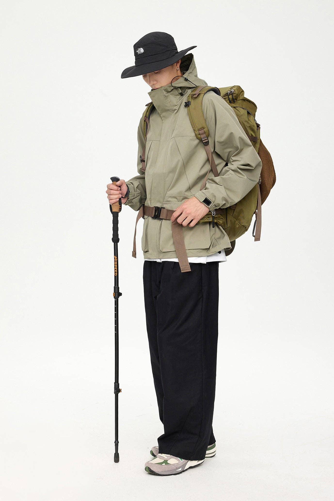 FS Collection (Germany) - Wholesale Jacket - Men's - Patched Pockets Waterproof Jacket in Lightolive4