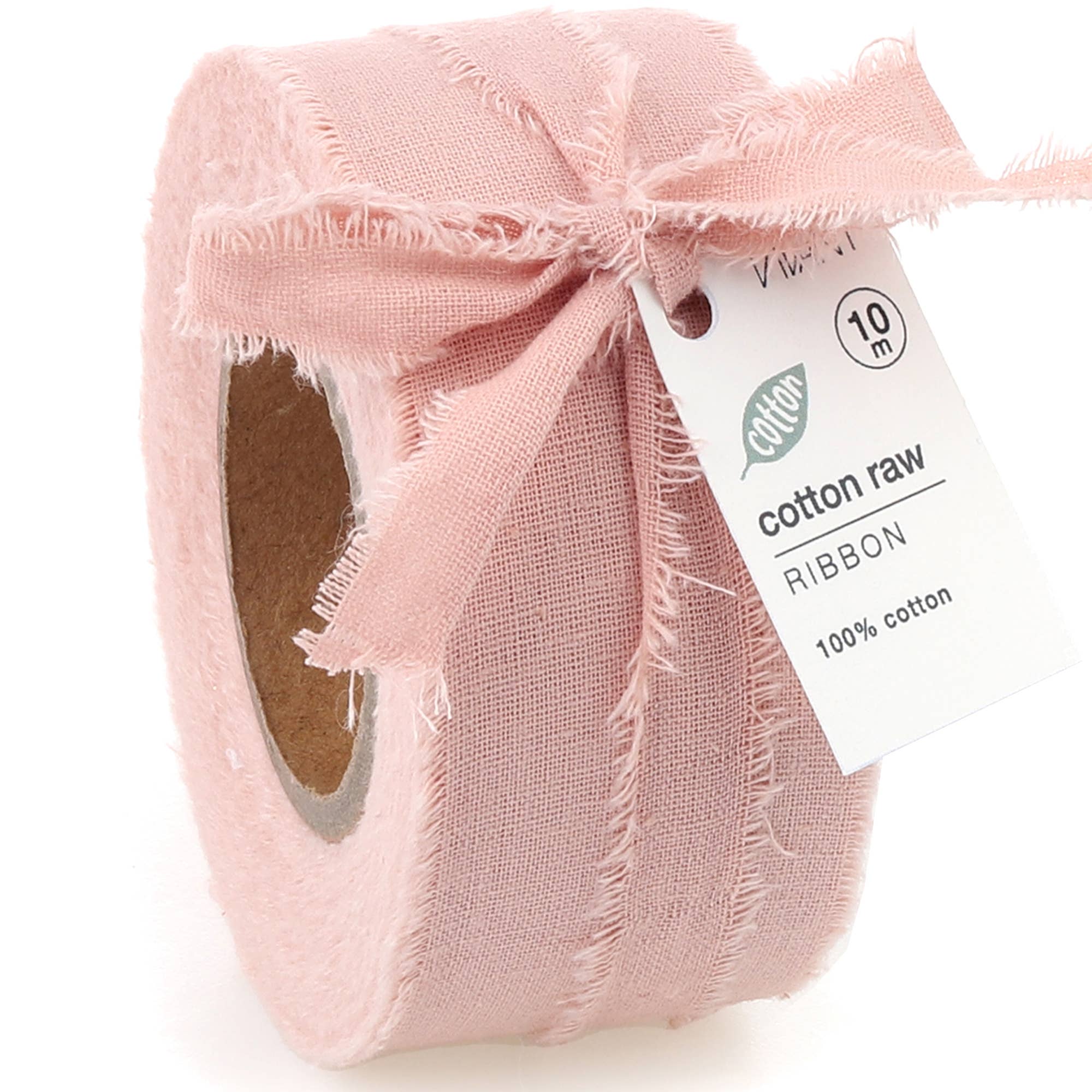 Vosteen - Wholesale Ribbon - Gift Wrapping - Cotton tape, B40mm, L10m, rosewood0