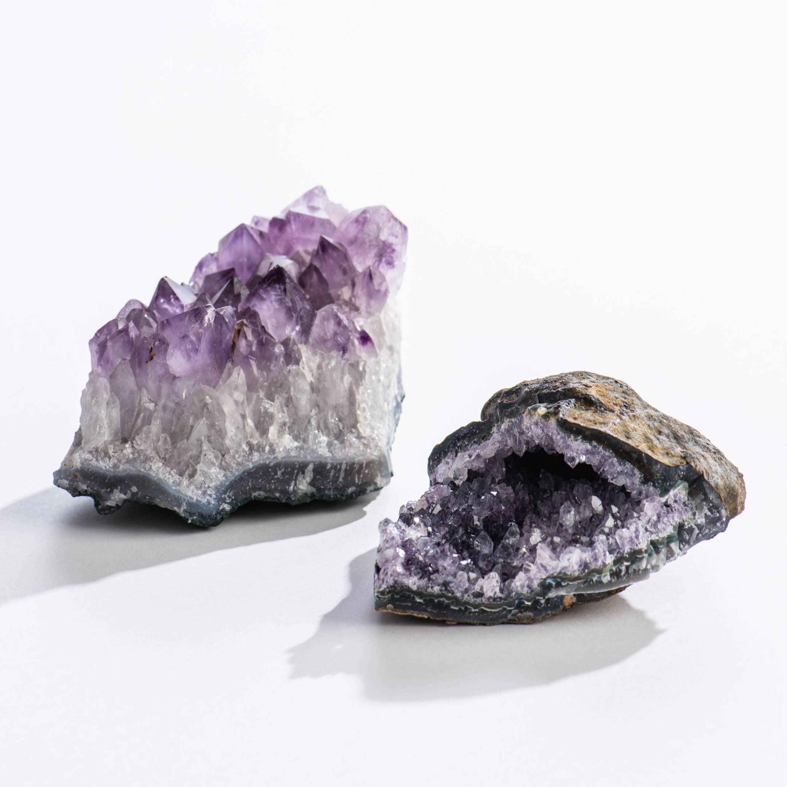 GeoCentral - Wholesale Spiritual Stone/Crystal - Amethyst Crystal Clusters (3" - 4")4