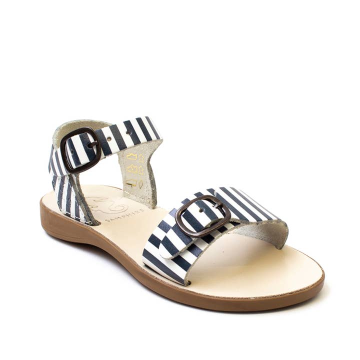 Jaime 3768 Marinho Stripes Couro por atacado de Petasil