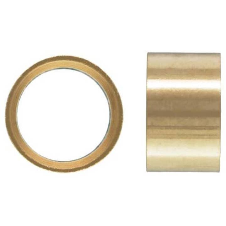 14Kt Gold Filled Open Flat Back Bezel For 6mm Stone (1.8mm High) - 4pcs/pack for wholesale by Plazko