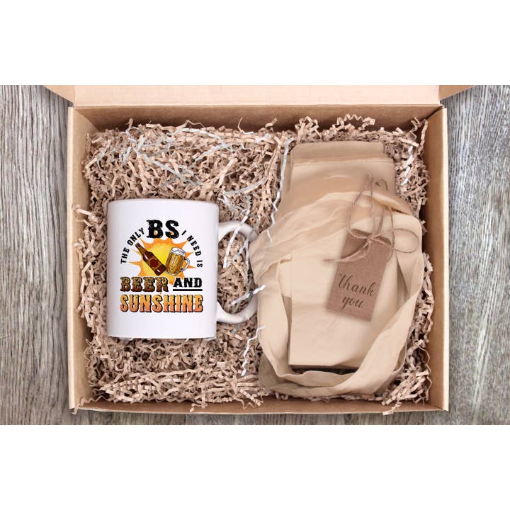 AJCanvasPrints - Wholesale Coffee Mug - The Only BS I Need Is Beer And Sunshine Mug, Beer Lover Gift1