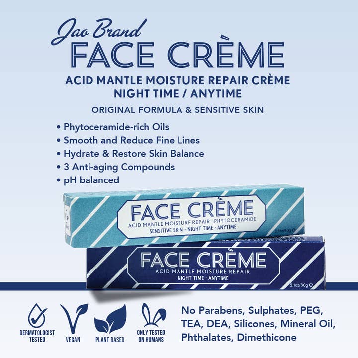Jao Brand - Wholesale Facial Moisturizer - Face Creme Original / Sensitive Skin Case Combo (6/6)1