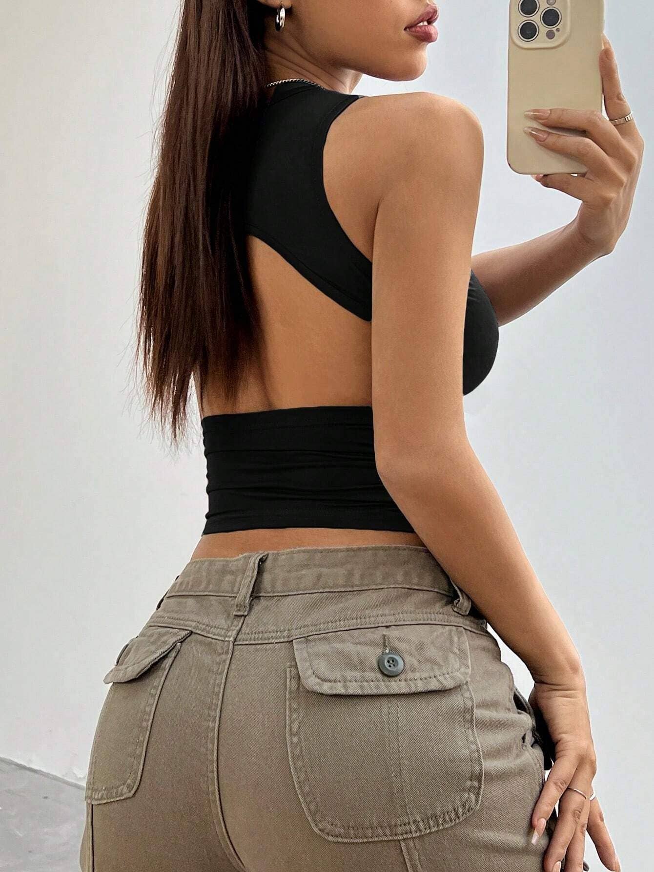 Lily Clothing - Wholesale Tank Top - Women's - SOLID COLOR TIGHT SHORT SLEEVELESS TANK TOP4