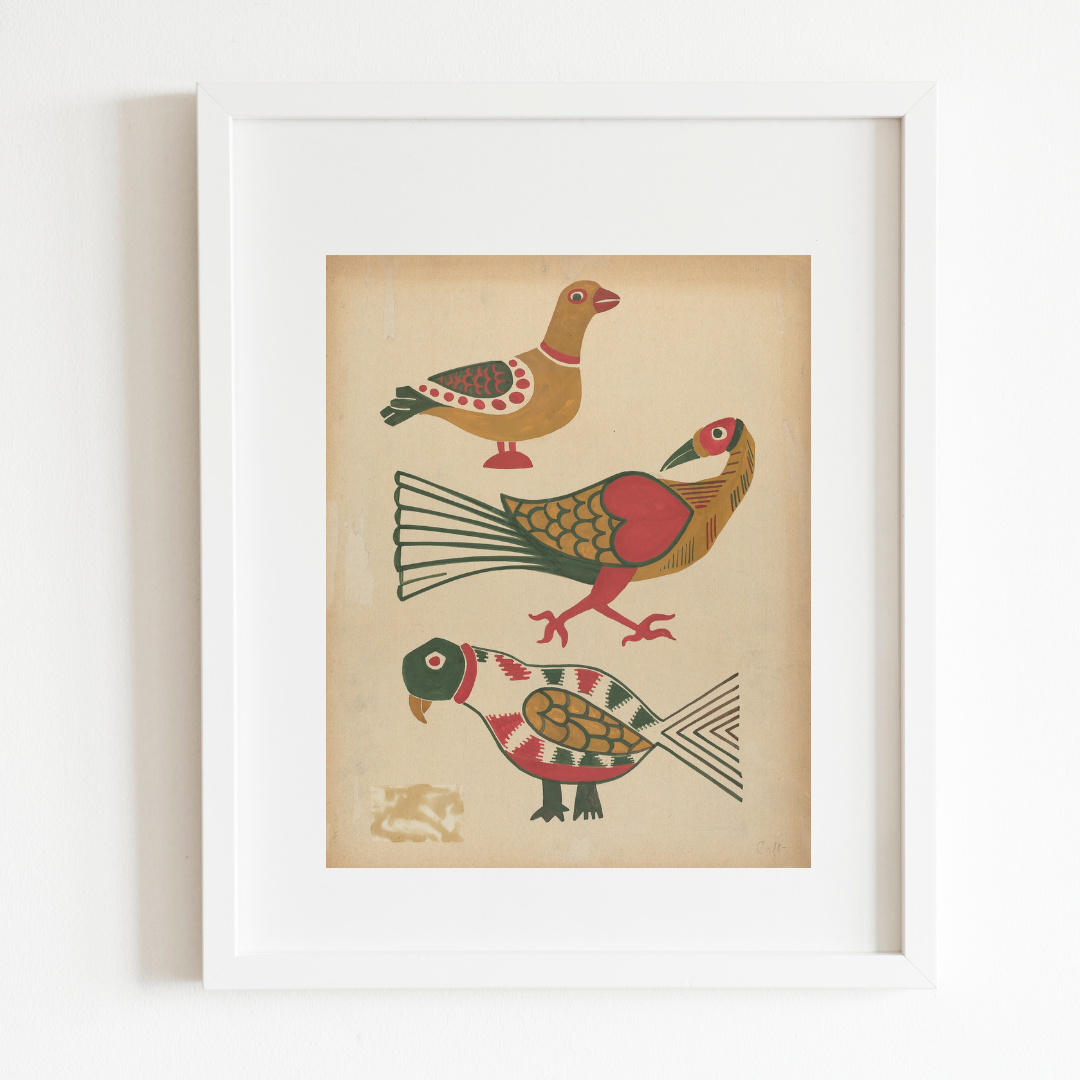 Sea to Skye - Wholesale Art Print - Folk Art I Antique Art Print2