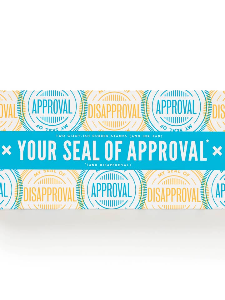 Brass Monkey Your Seal Of Approval Stamp Set for wholesale by Chronicle Books