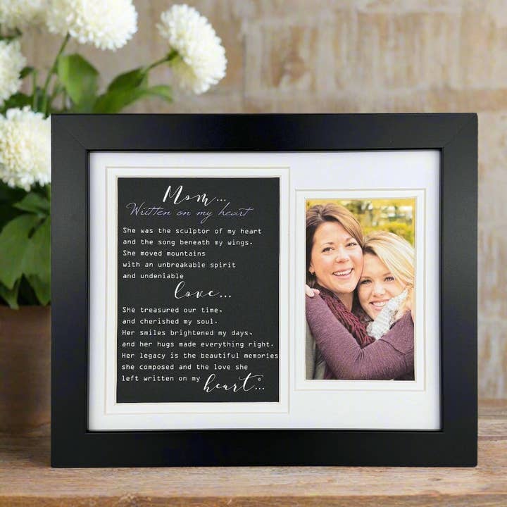 Mom Written On My Heart: Remembrance Gift For Mom Loss 6412 for wholesale by The Grandparent Gift Co. Inc.