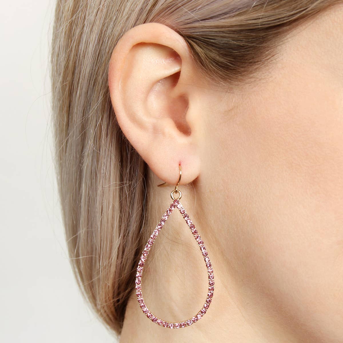 MYS Wholesale Inc - Wholesale Dangle Earrings - Elegant Rhinestone Teardrop Hook Earrings10