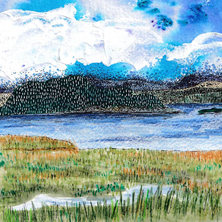 Cartão Grange-over-Sands por atacado de Hannah Robinson Illustrations