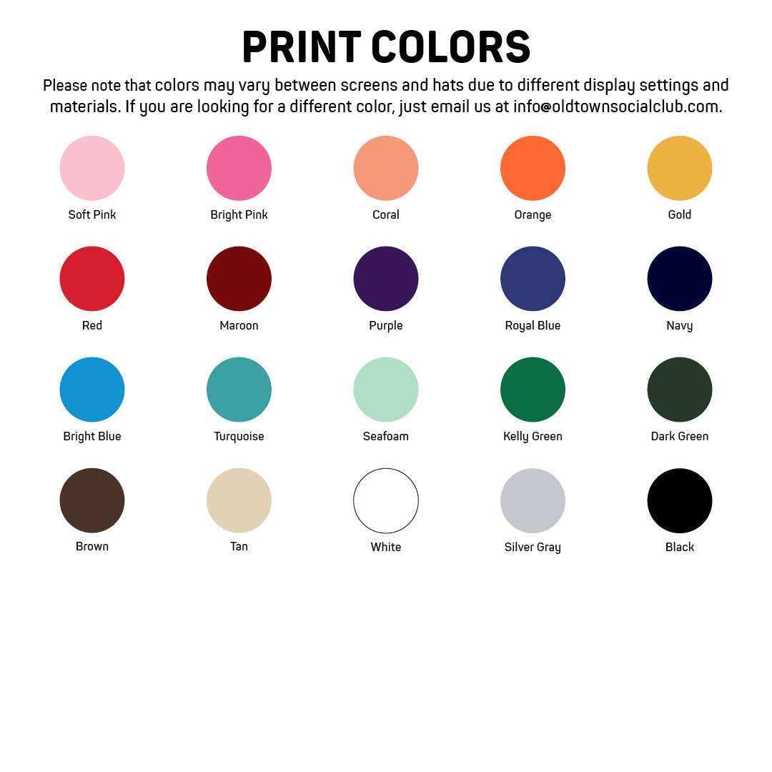 Old Town Social Club - Venta al por mayor Gorra trucker - Unisex - Sombreros de camionero personalizados - Estampados3