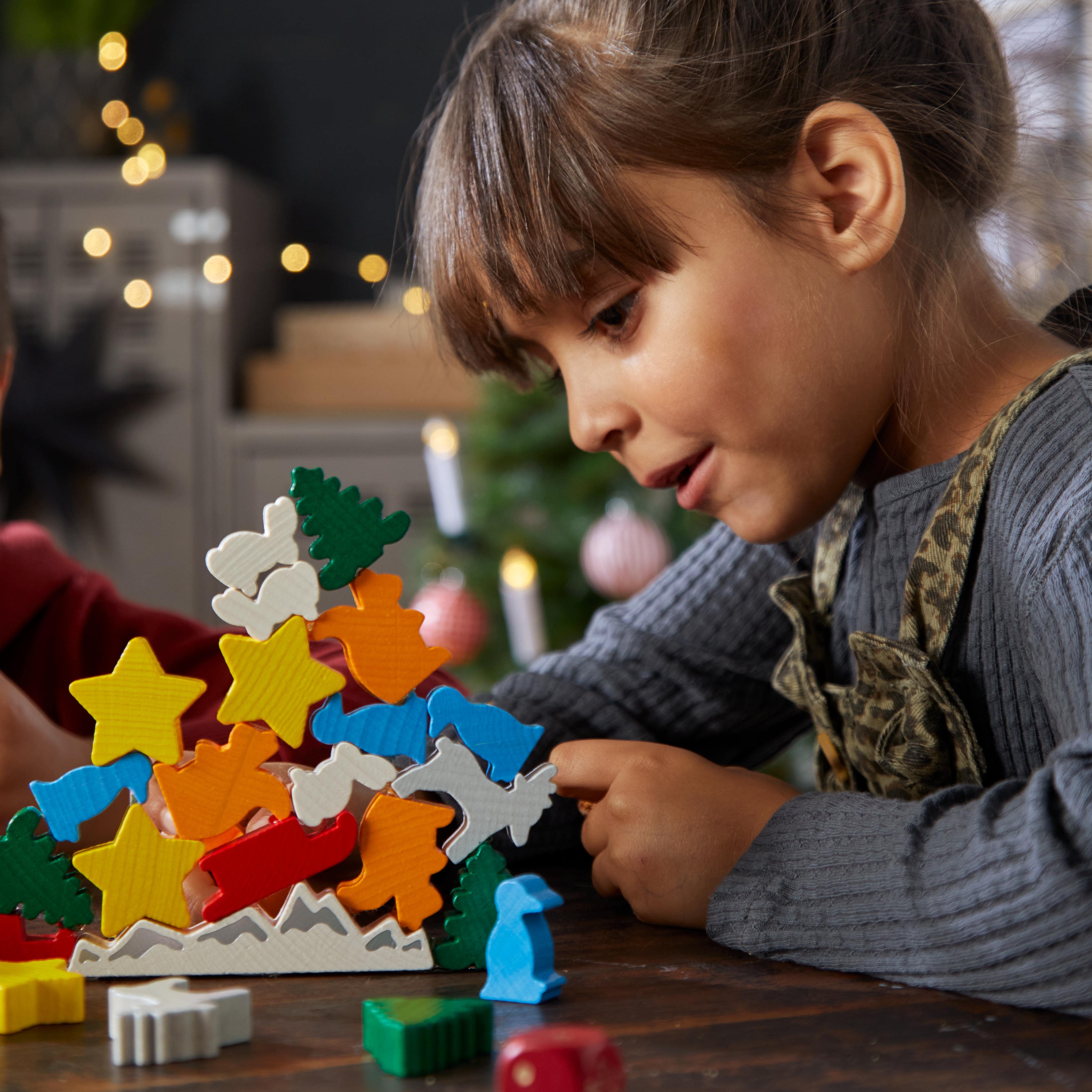 HABA USA - Vente Jeu d'empilement - Jeu d'Empilement de Noël Animal sur Animal3