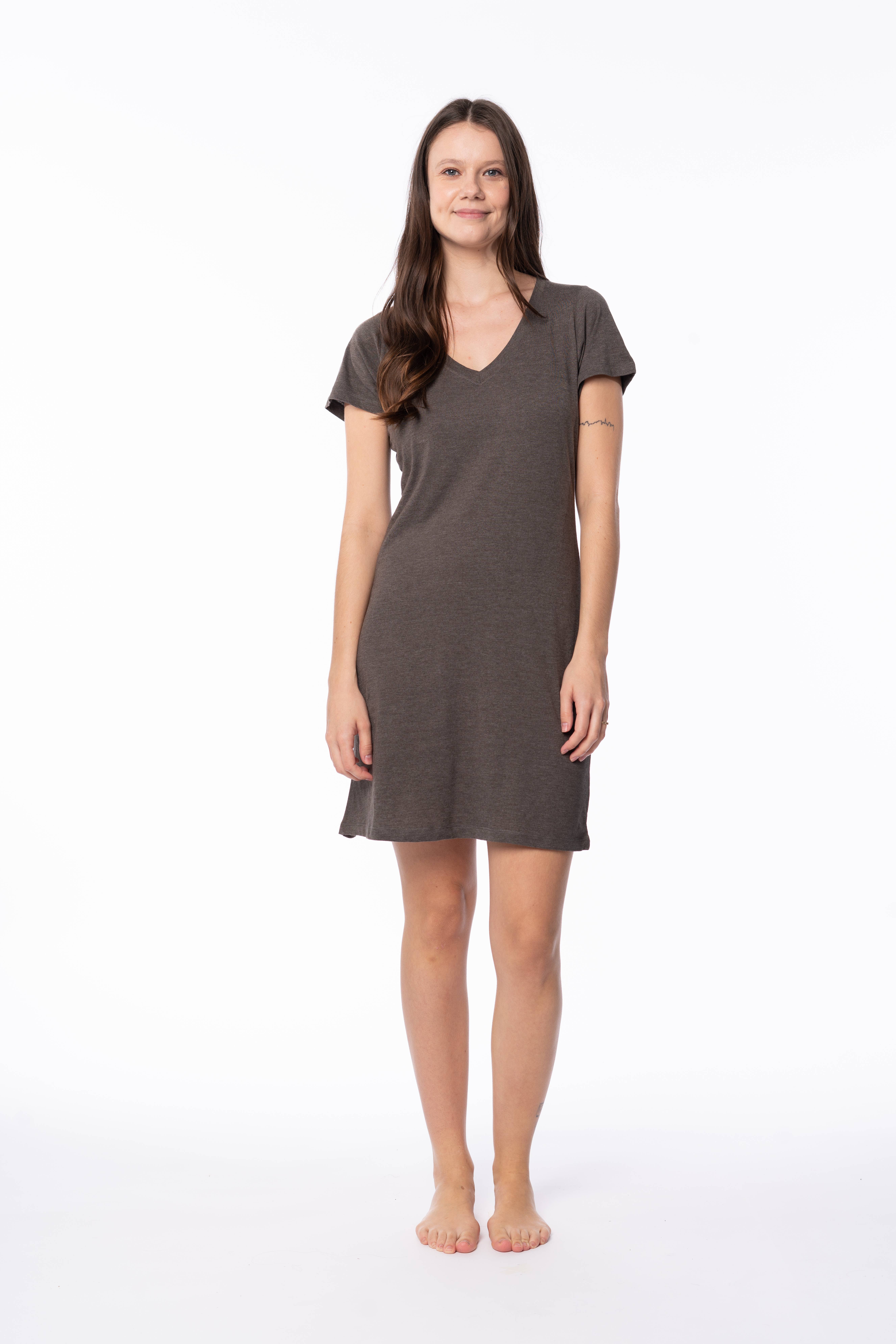 I-Wear Brands - Wholesale Sleepwear Top - Women's - 3 Pack Women's Cotton Short Sleeve Long Sleep Shirt19